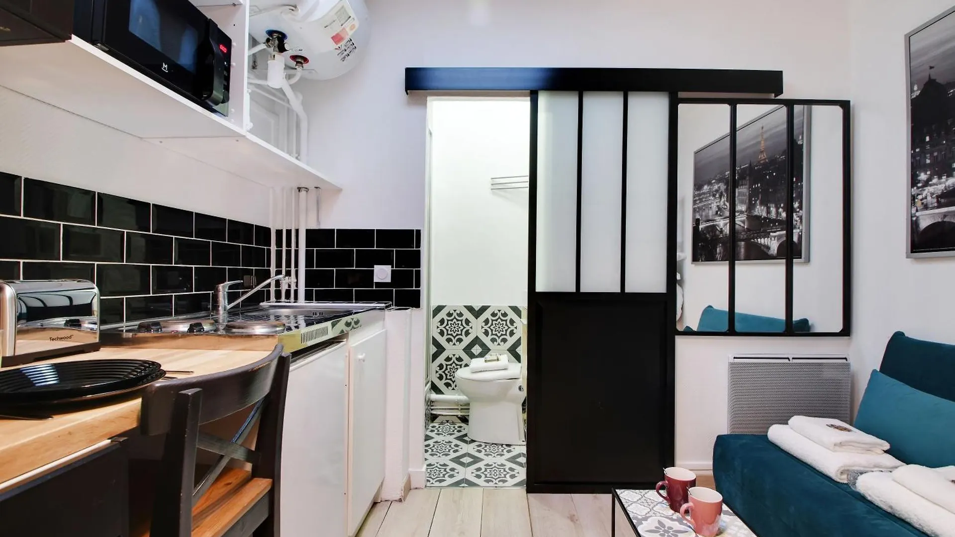 شقة Comfortable Studio Porte-Dauphine باريس